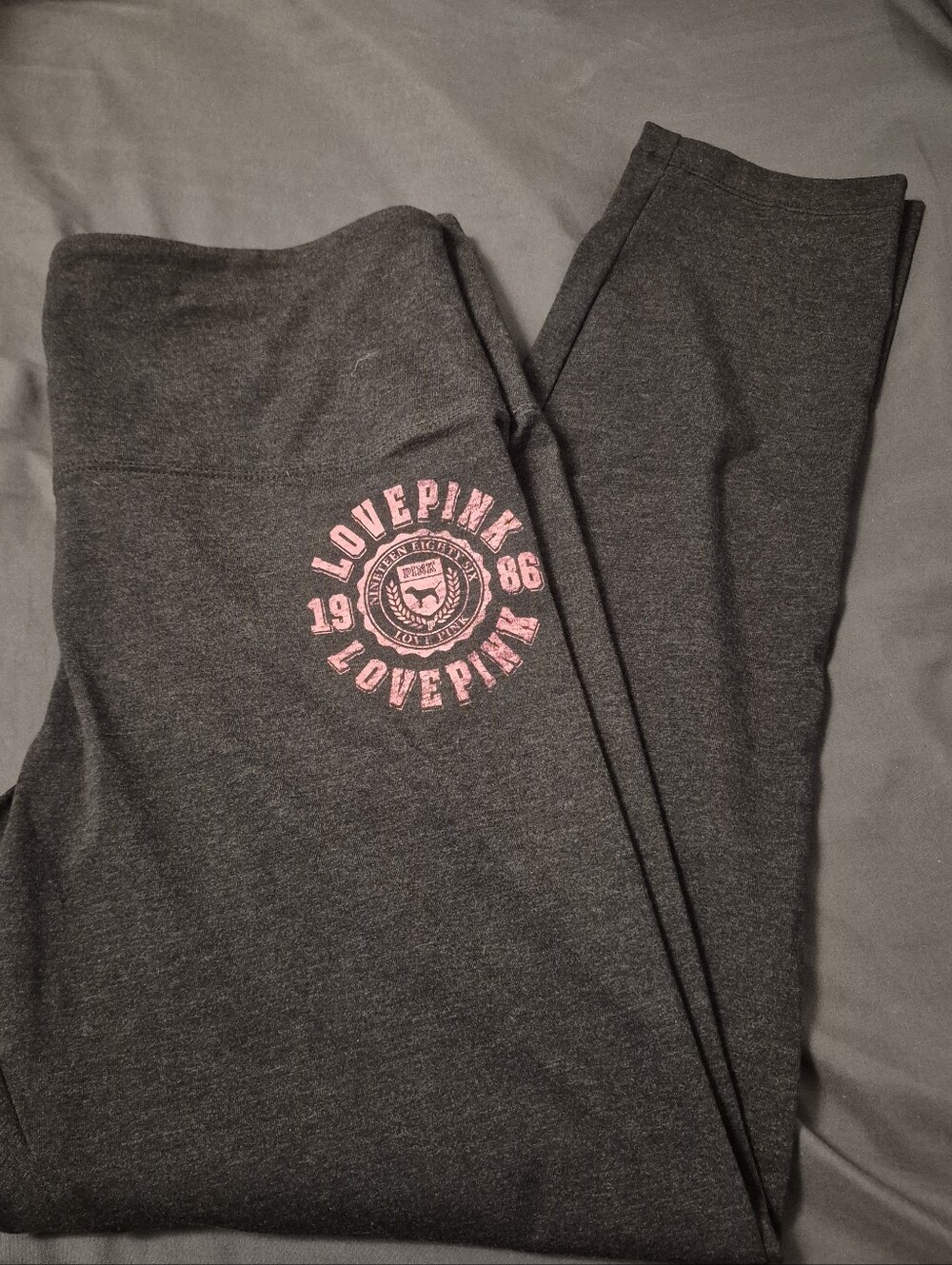 Victorias Secret PINK Dark Gray Leggings XL